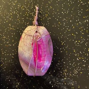 Handmade wire wrapped gemstones